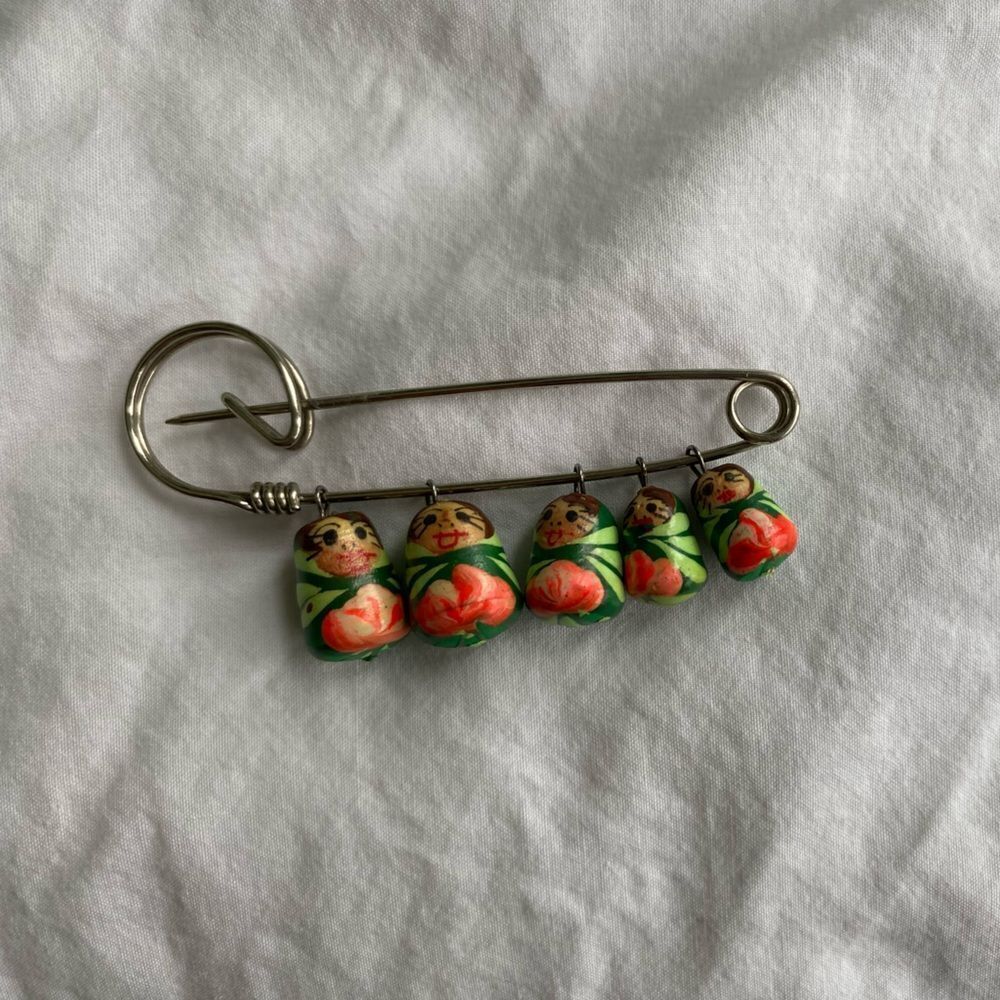 Matryoshka Nesting Dolls Pin